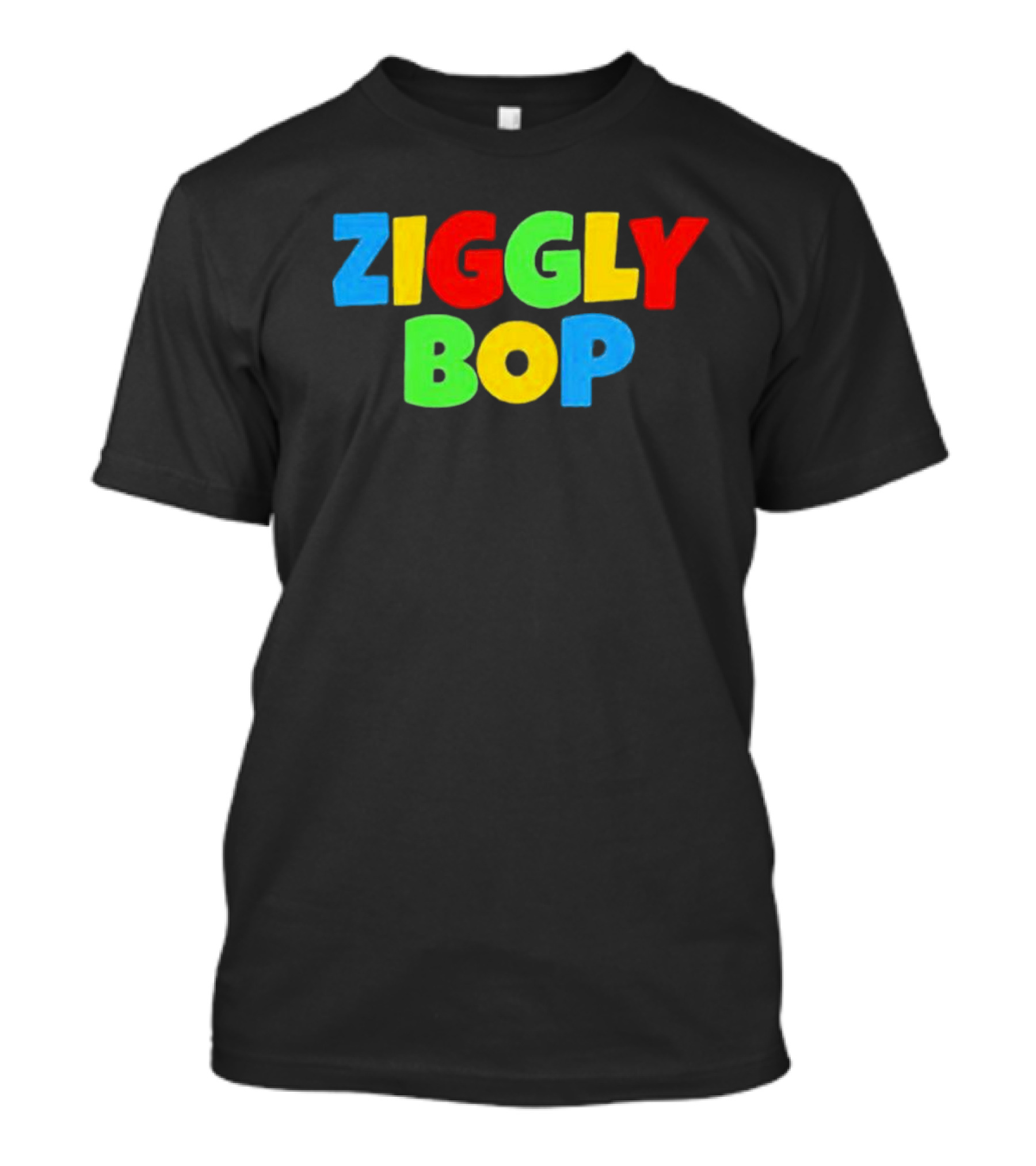 Ziggly Bop Colorful 90s Style Fun Letters T-Shirt