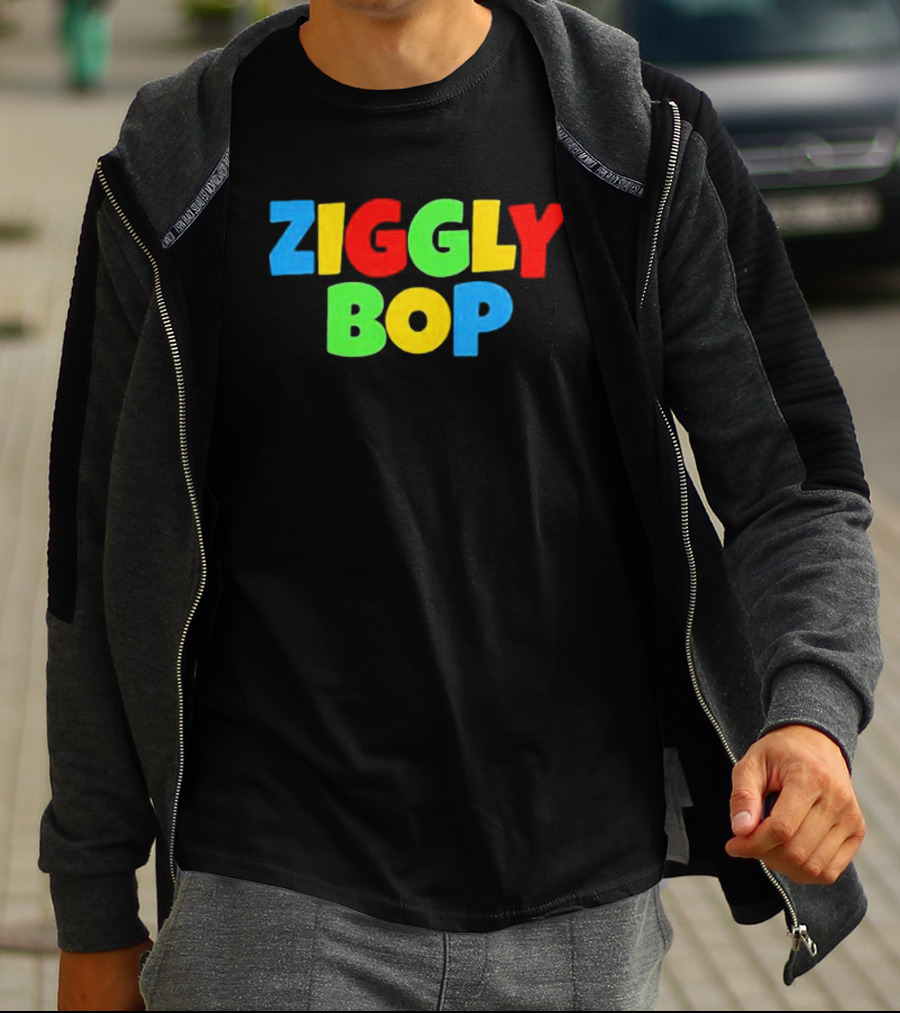 Ziggly Bop Colorful 90s Style Fun Letters T-Shirt