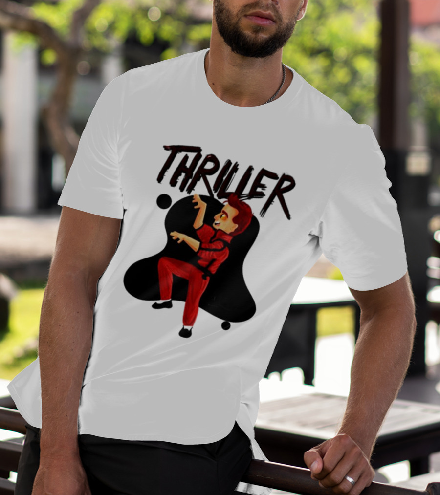 Crowley Thriller Cartoon Dance Good Omens T-Shirt