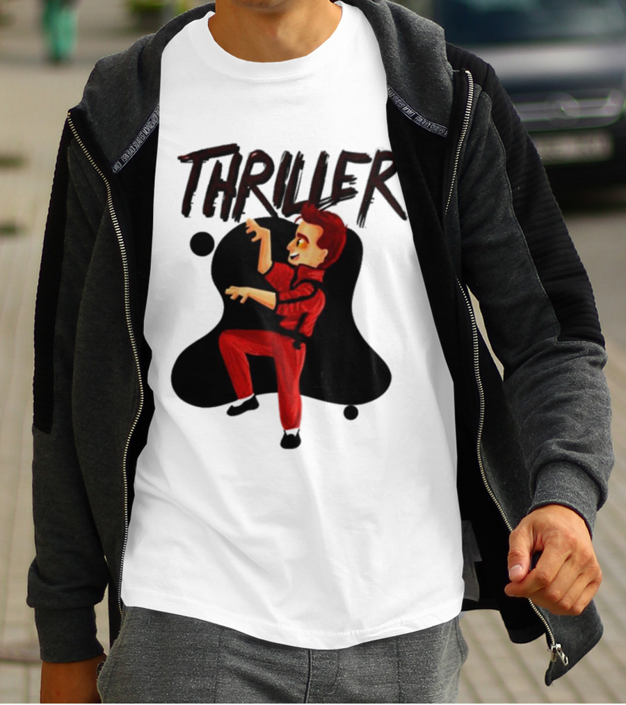 Crowley Thriller Cartoon Dance Good Omens T-Shirt