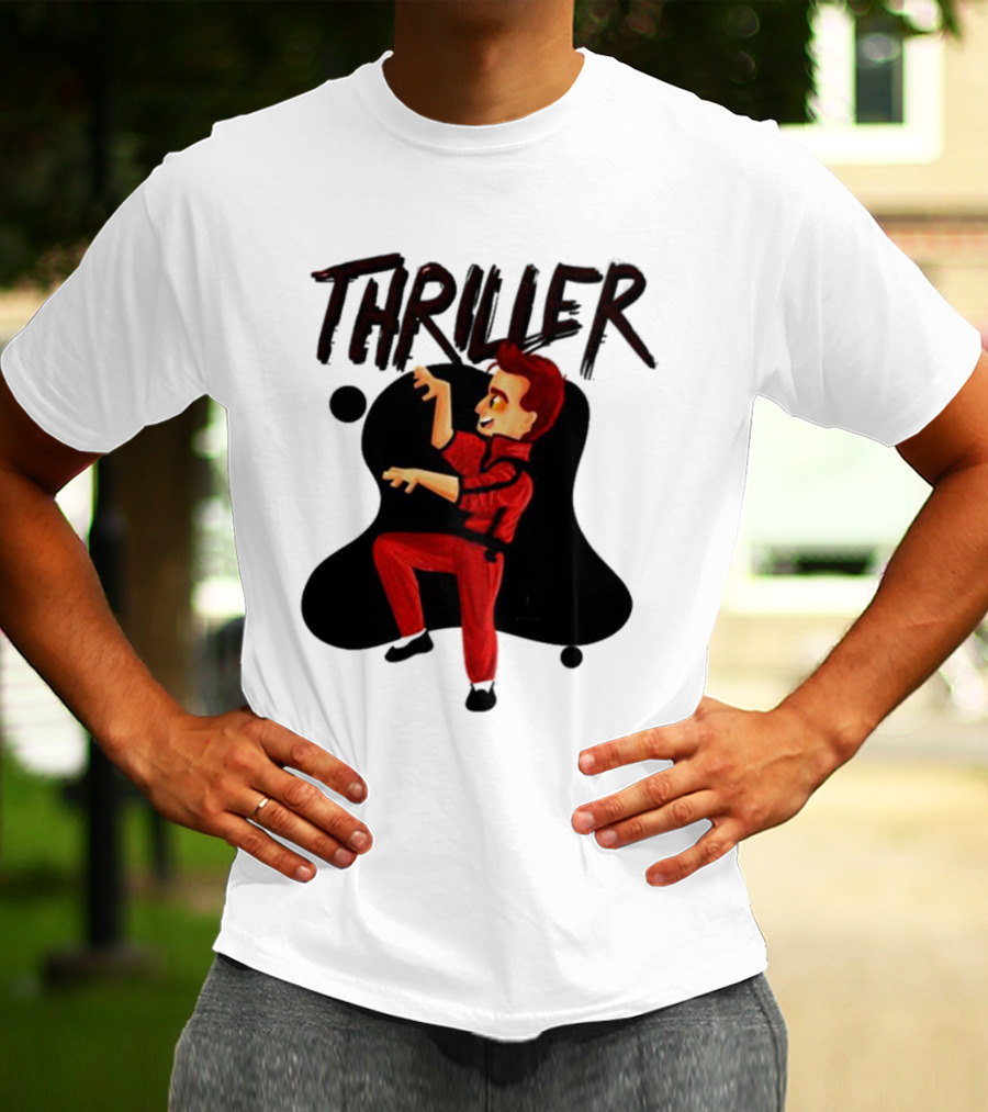 Crowley Thriller Cartoon Dance Good Omens T-Shirt