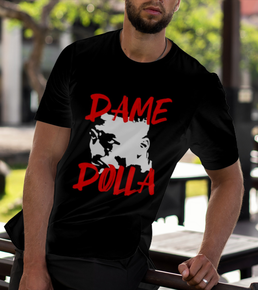 Dame Dolla Face Portrait Star Blazers T-Shirt