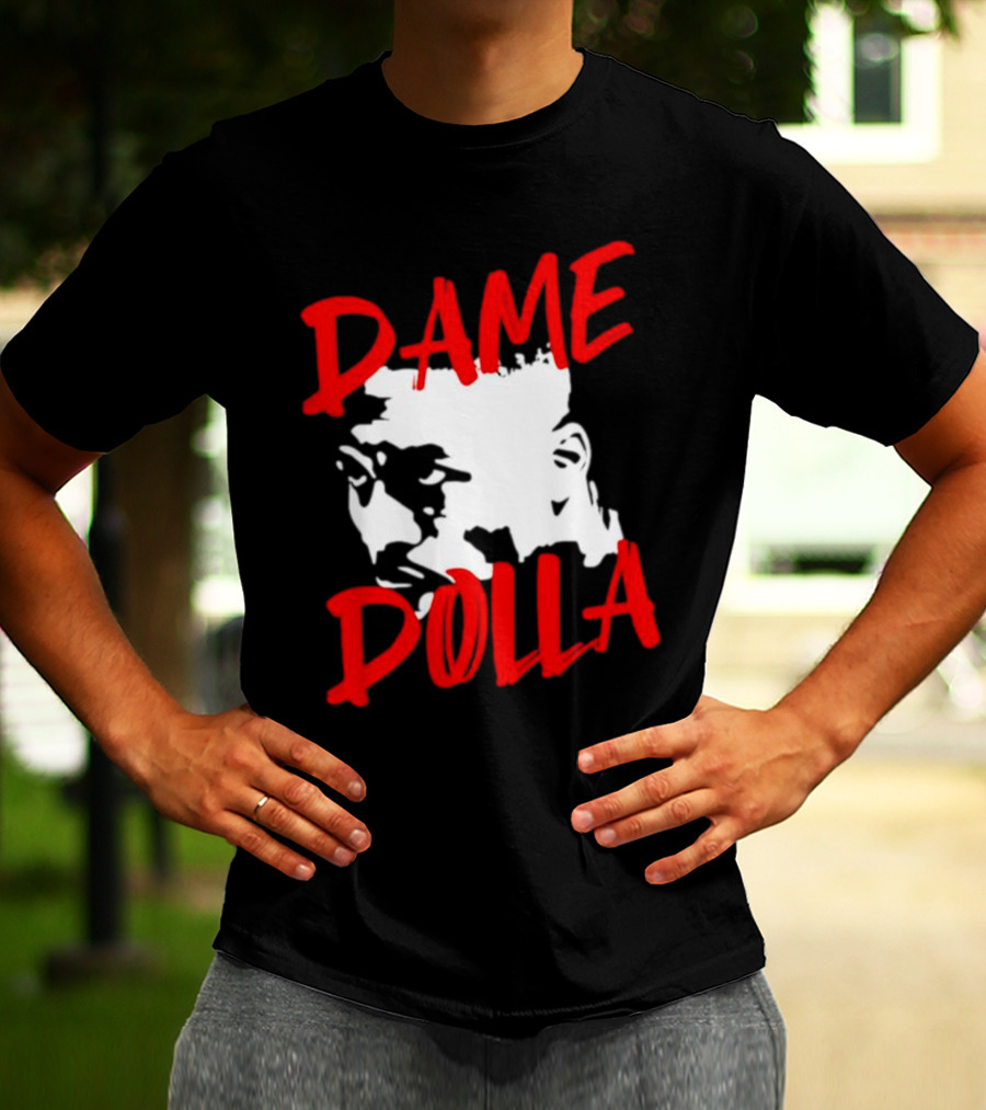 Dame Dolla Face Portrait Star Blazers T-Shirt