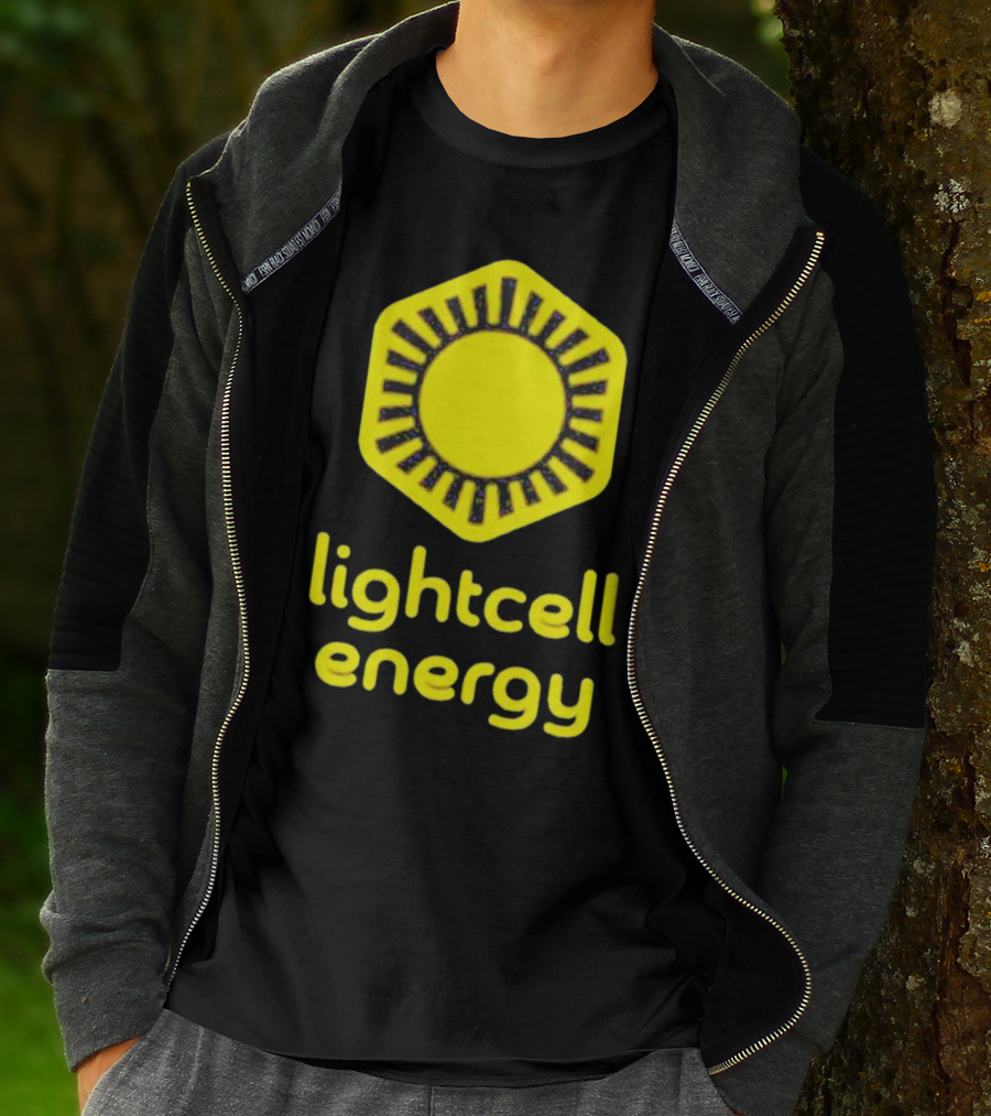 Danielle Fong Lightcell Energy Sunburst Hexagon T-Shirt