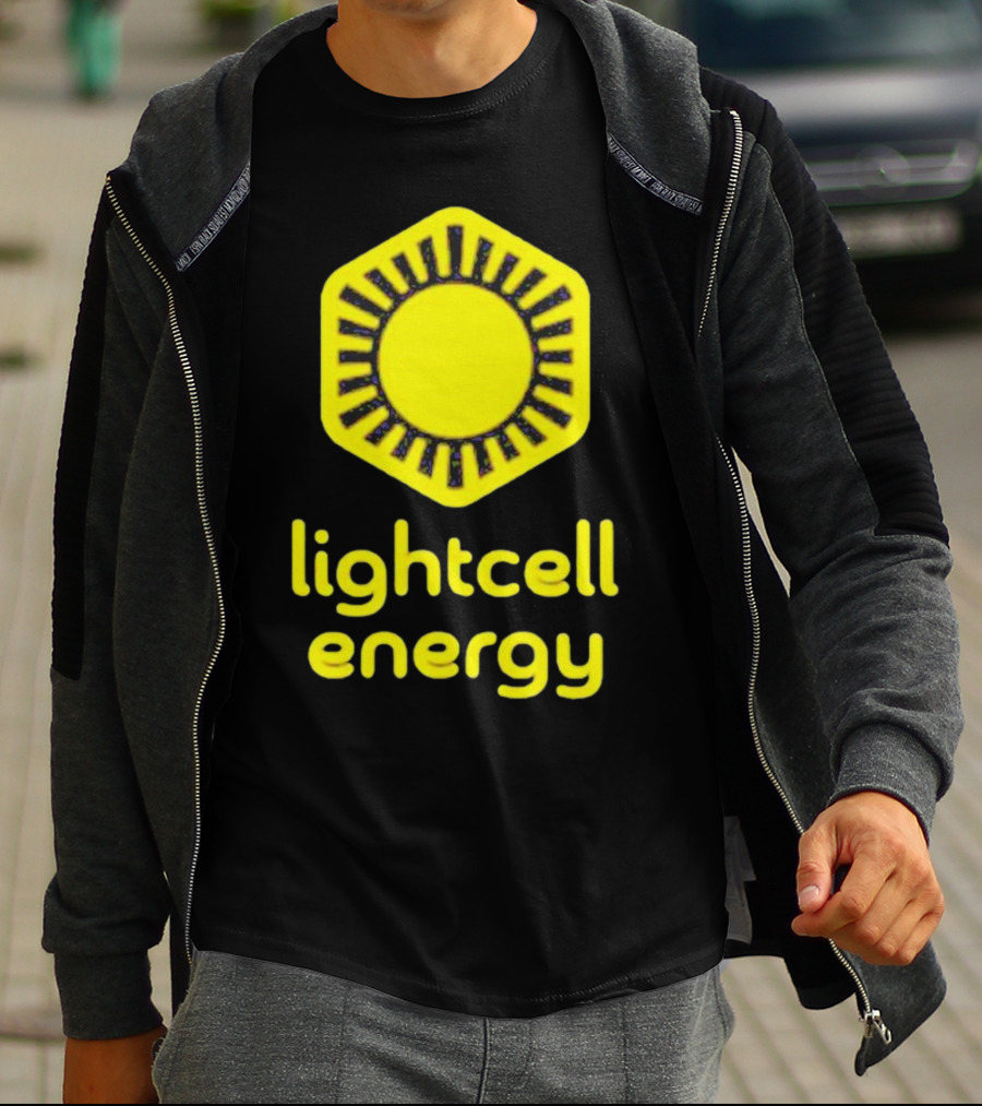 Danielle Fong Lightcell Energy Sunburst Hexagon T-Shirt