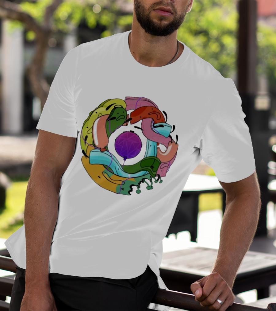 Ian's Yapinians Colorful Ring T-Shirt