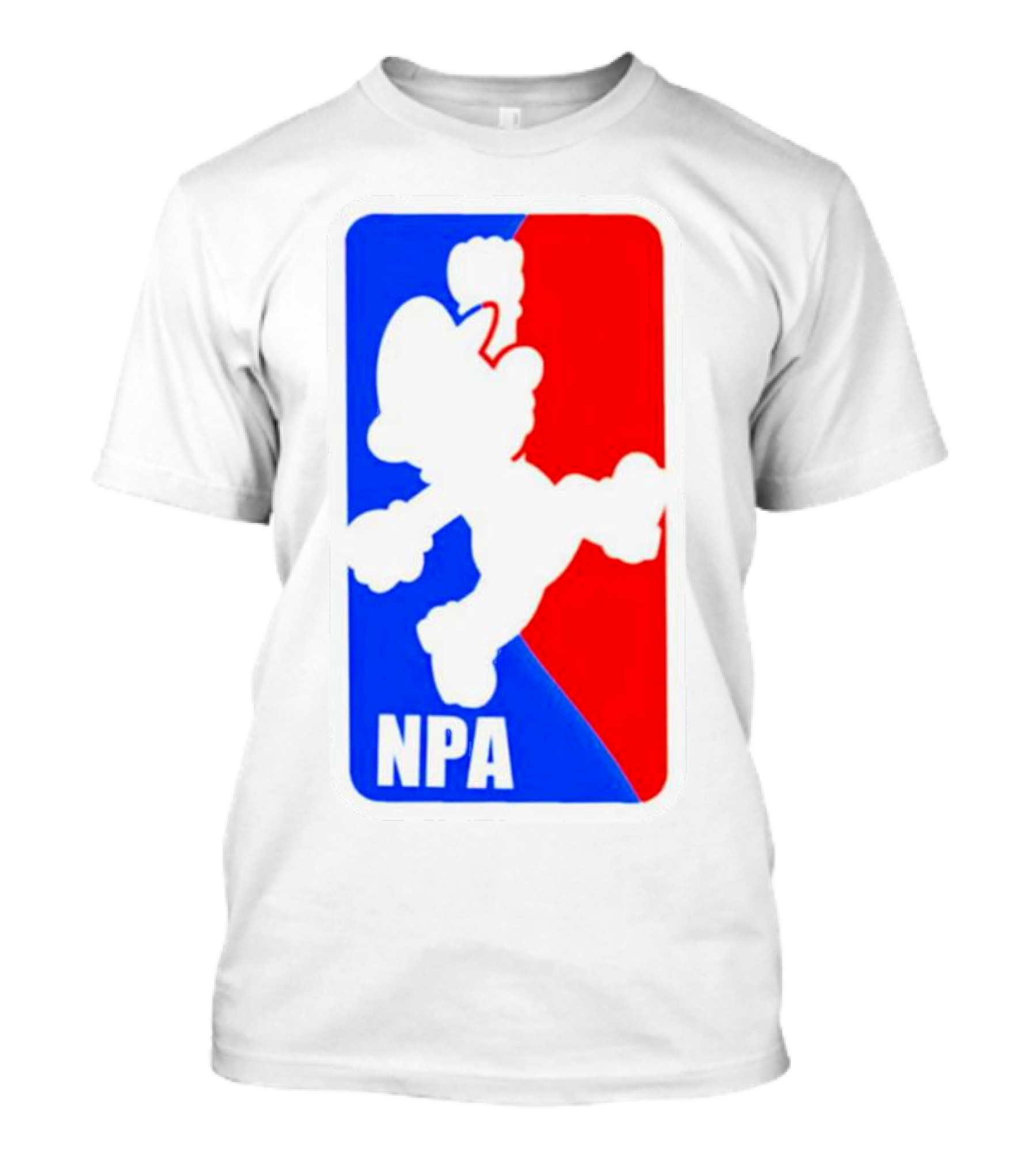 Mario NPA National Plumber Association NBA T-Shirt