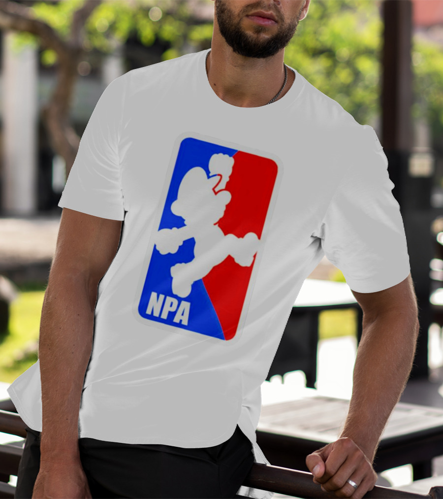 Mario NPA National Plumber Association NBA T-Shirt