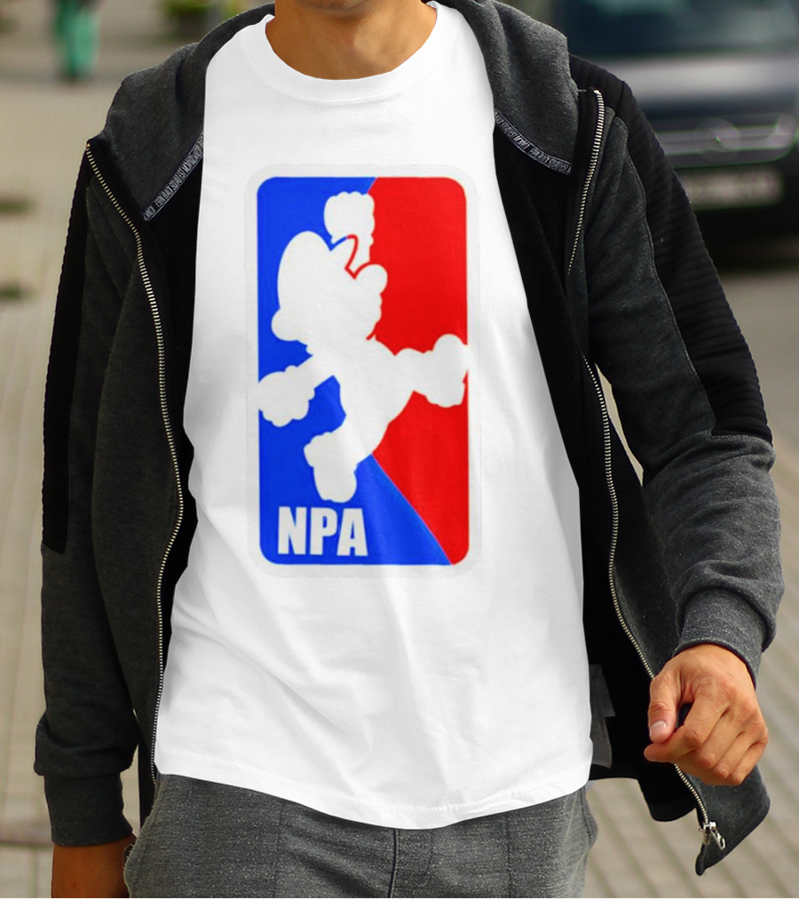Mario NPA National Plumber Association NBA T-Shirt