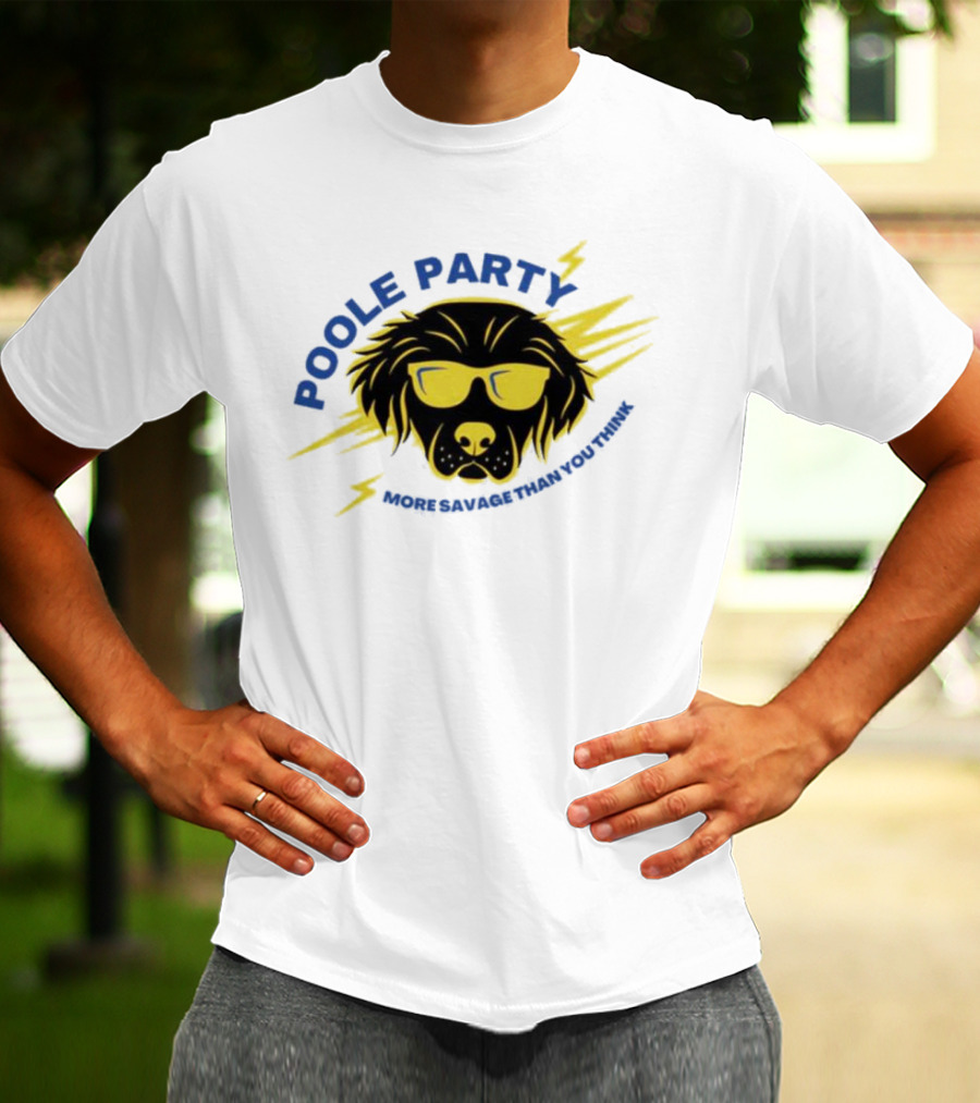 POOLE PARTY More Savage Than You Think Jordan Poole Basketball T-Shirt