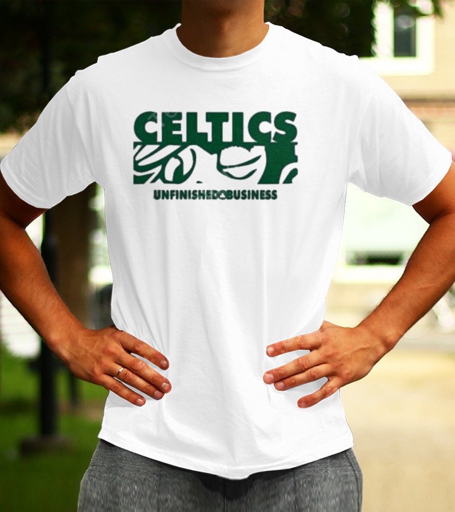 Celtics Unfinished Business Iconic Green T-Shirt