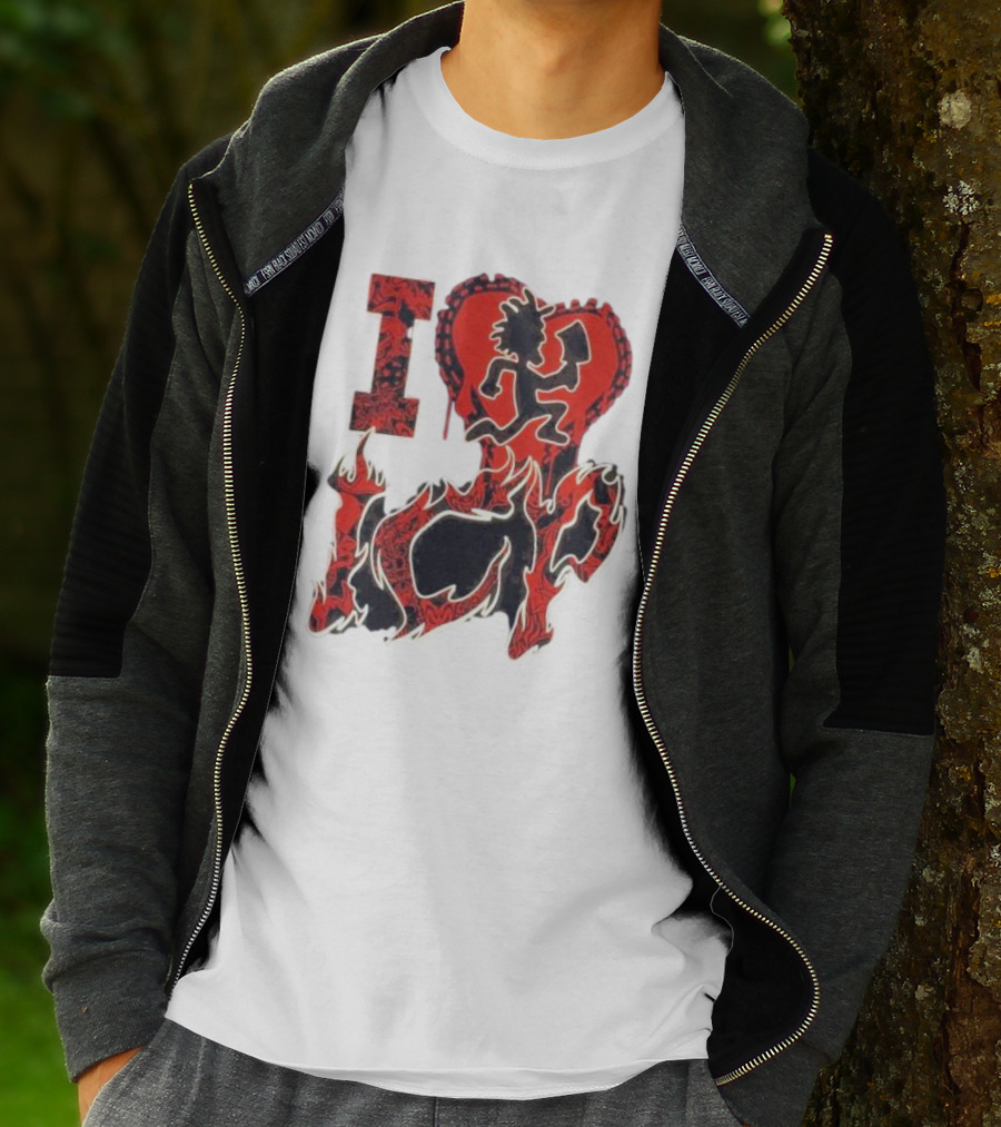 I Heart Love ICP Insane Clown Posse Juniors T-Shirt