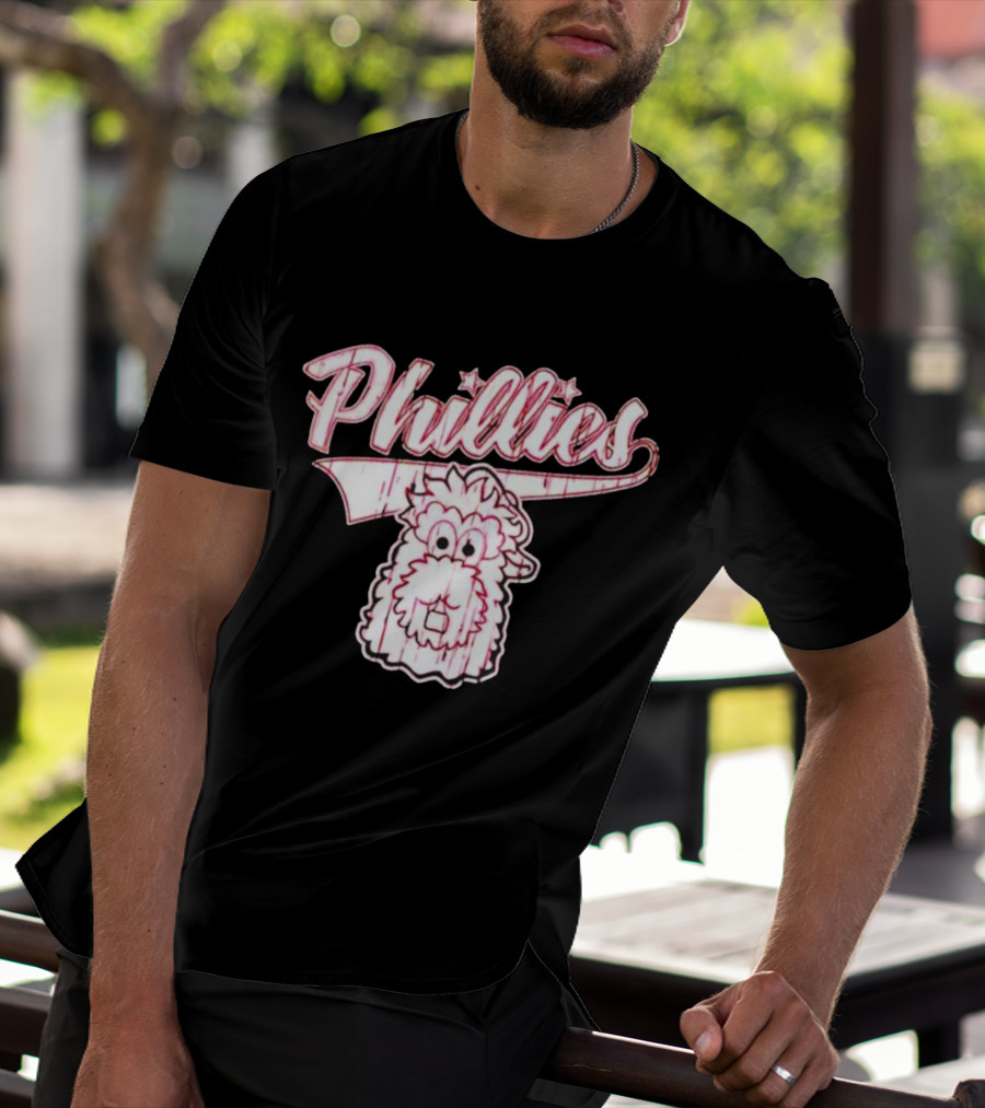 Phillies Phanatic Cartoon Head T-Shirt