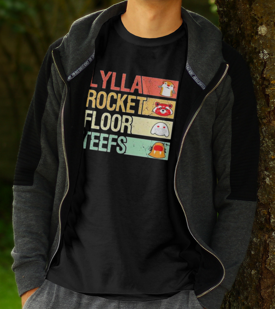 Lylla Rocket Floor Teefs Guardians Icons T-Shirt