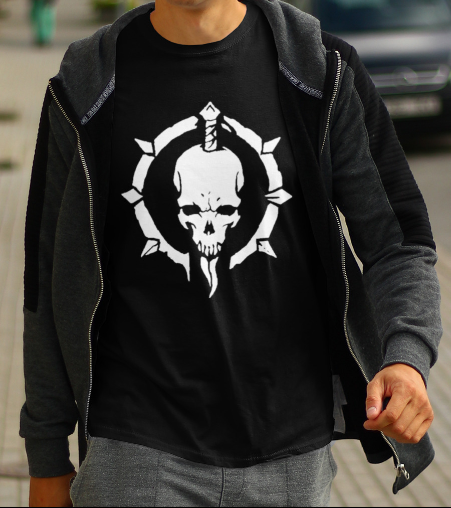 Blizzard Diablo IV Necromancer Skull Icon Merch T-Shirt