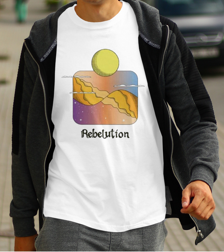 Rebelution Reflections Desert Sun And Mountains T-Shirt