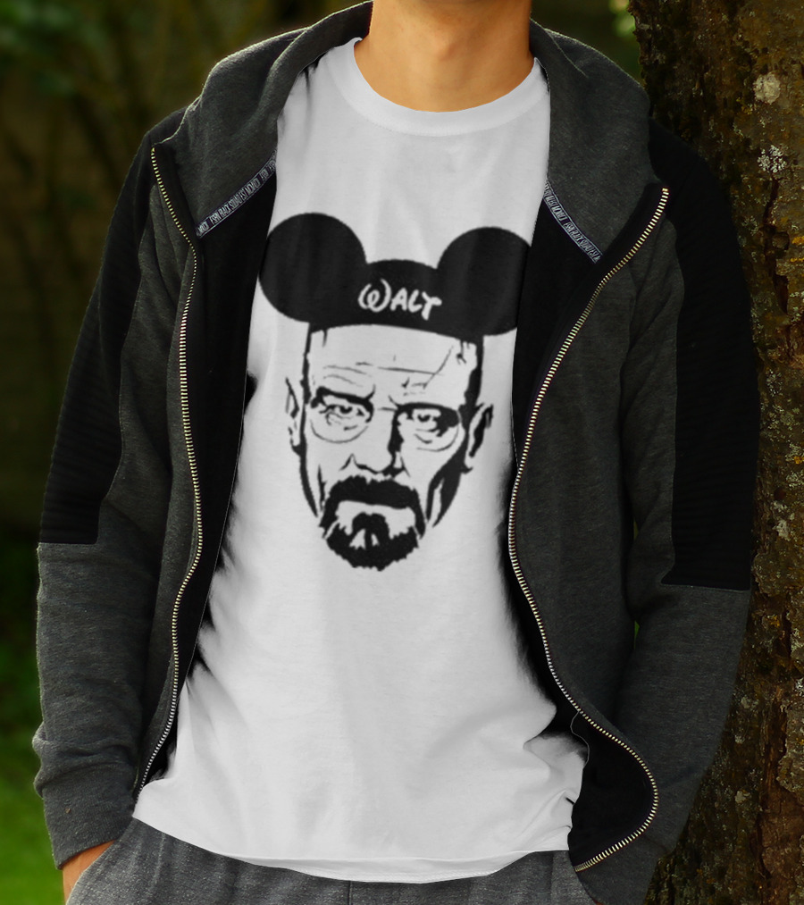 Walt Heisenberg With Mickey Mouse Ears Vintage Mashup T-Shirt