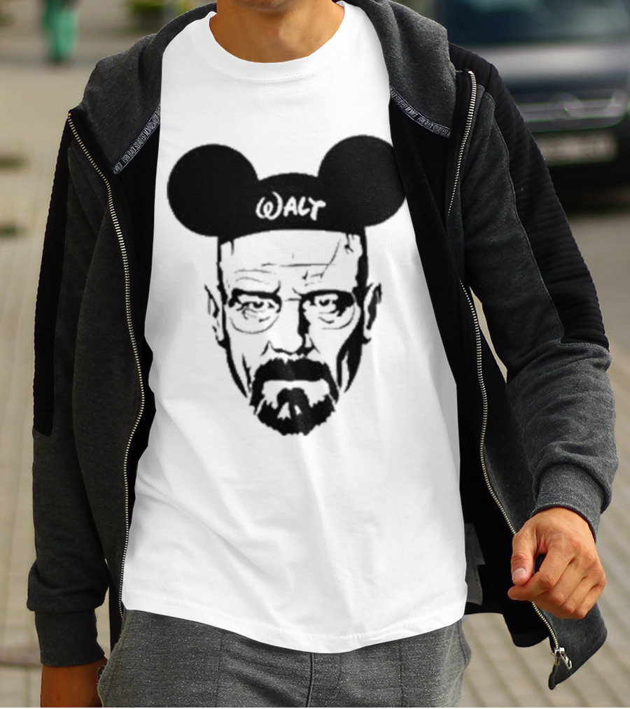 Walt Heisenberg With Mickey Mouse Ears Vintage Mashup T-Shirt
