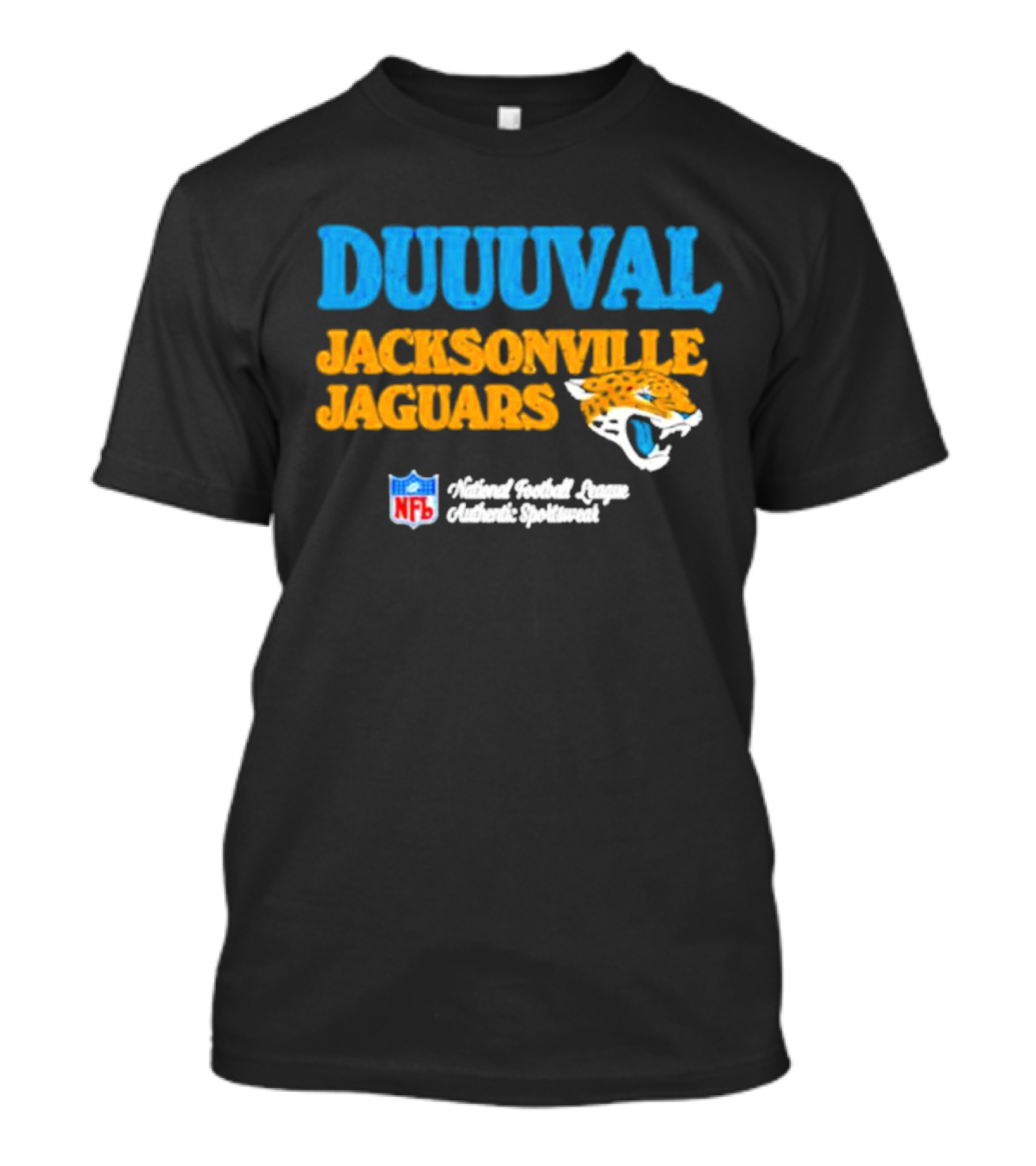 DUUUVAL Jacksonville Jaguars National Football League Authentic Sportswear NFL T-Shirt
