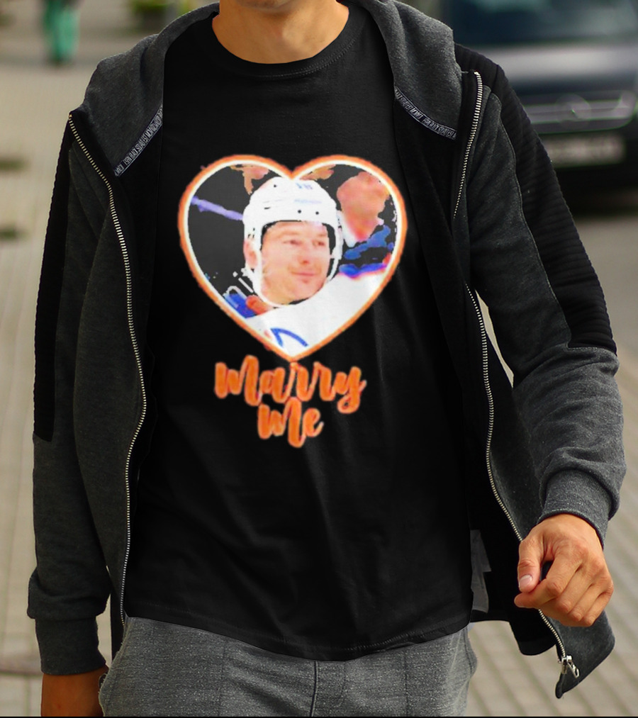 Zach Hyman Heart Shape Marry Me T-Shirt