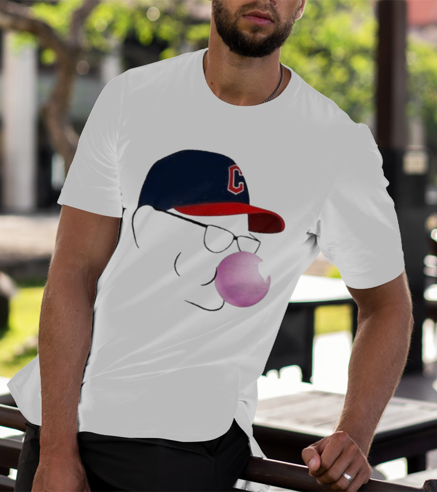Cleveland Guardians Tito Bubblegum Baseball Hat T-Shirt
