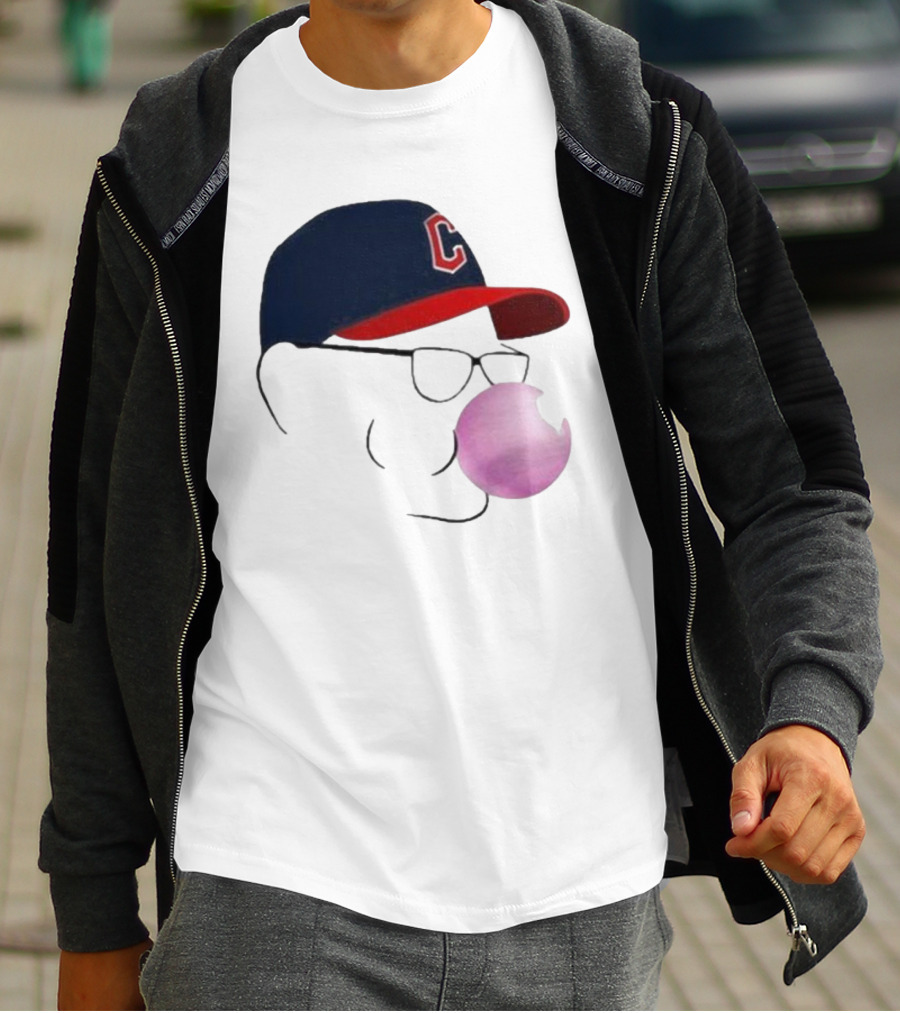 Cleveland Guardians Tito Bubblegum Baseball Hat T-Shirt
