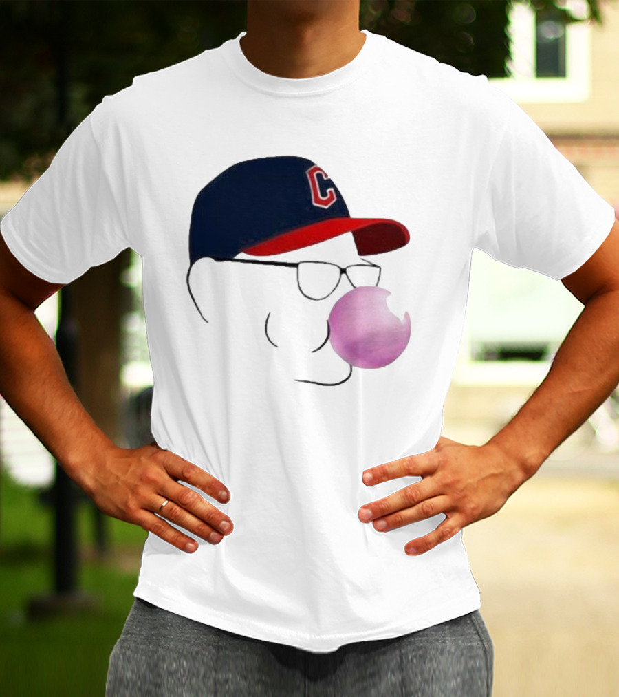 Cleveland Guardians Tito Bubblegum Baseball Hat T-Shirt