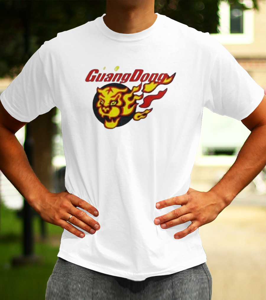 Guangdong Tigers Jordan Poole Jersey Basketball Flame T-Shirt