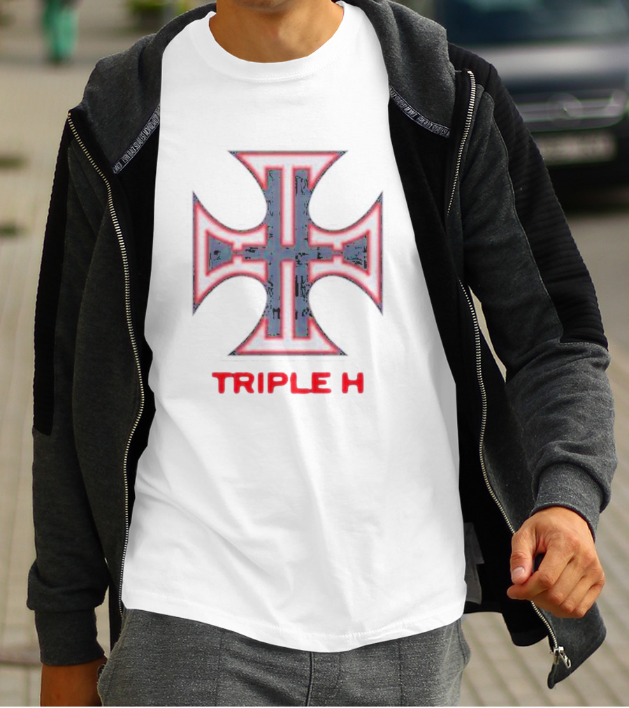 Triple H Iron Cross Emblem T-Shirt