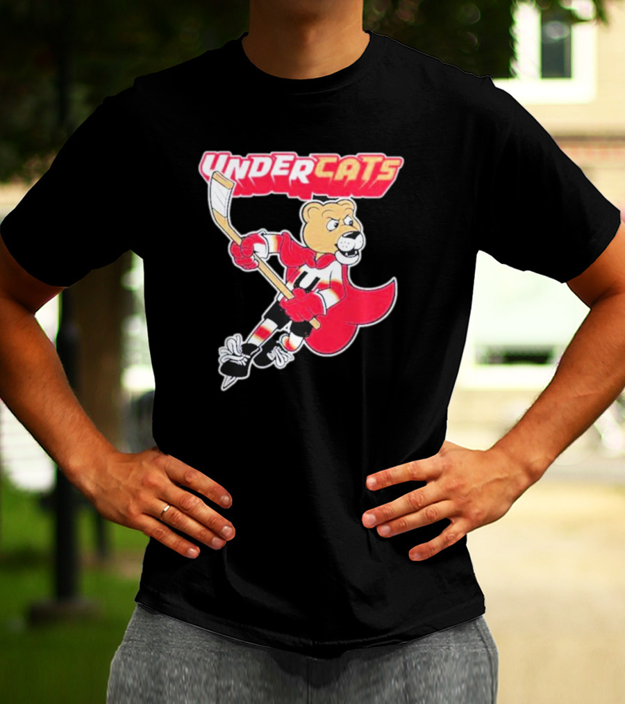 Undercats Florida Panthers Cartoon Hockey Character T-Shirt