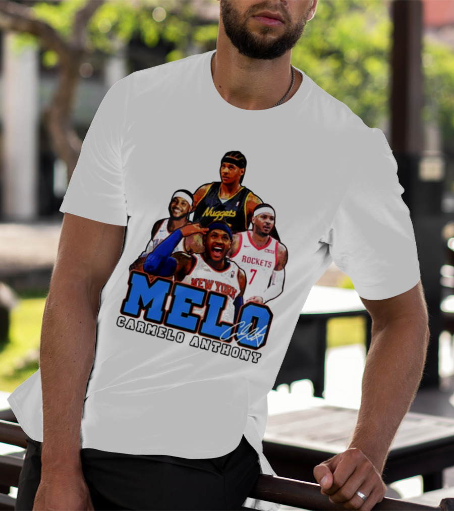 Carmelo Anthony Melo NYC New York Knicks Basketball KnicksTape T-Shirt
