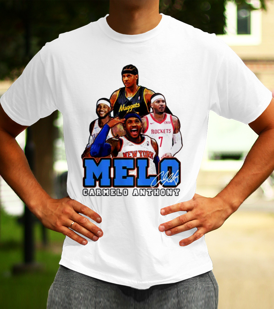 Carmelo Anthony Melo NYC New York Knicks Basketball KnicksTape T-Shirt