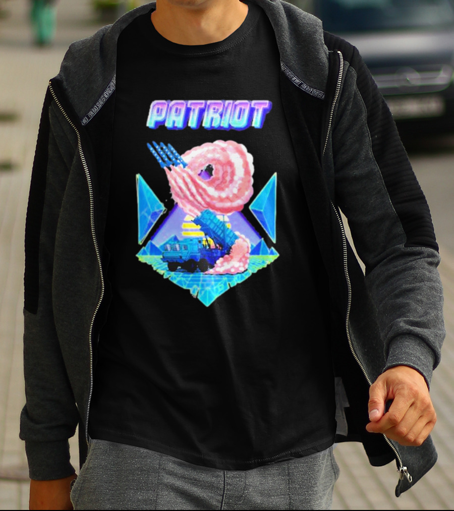 Saint Javelin Patriot Missile Truck Vaporwave Xeon 90s Aesthetic T-Shirt