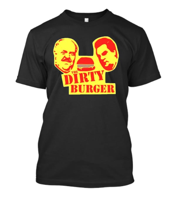 THE DIRTY BURGER Faces And Burger T-Shirt