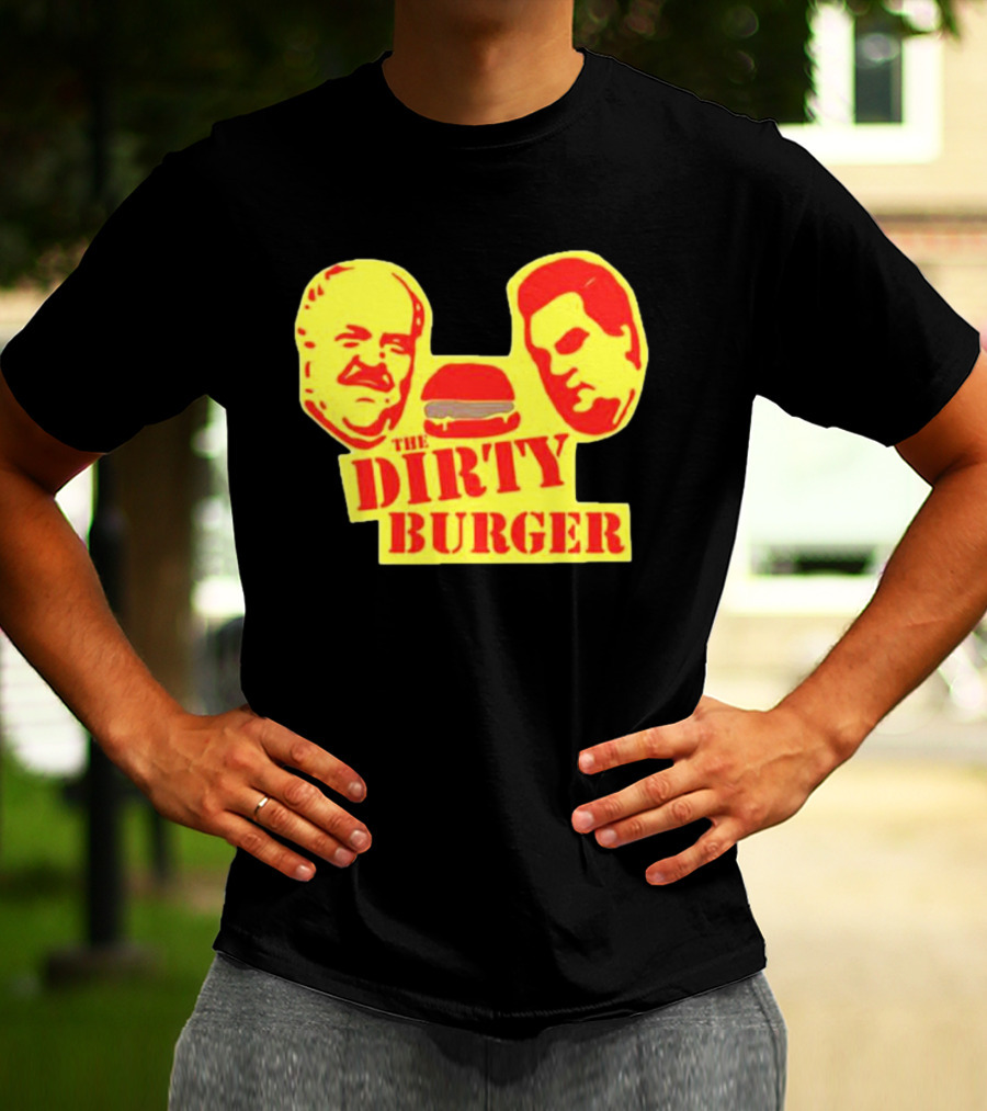 THE DIRTY BURGER Faces And Burger T-Shirt