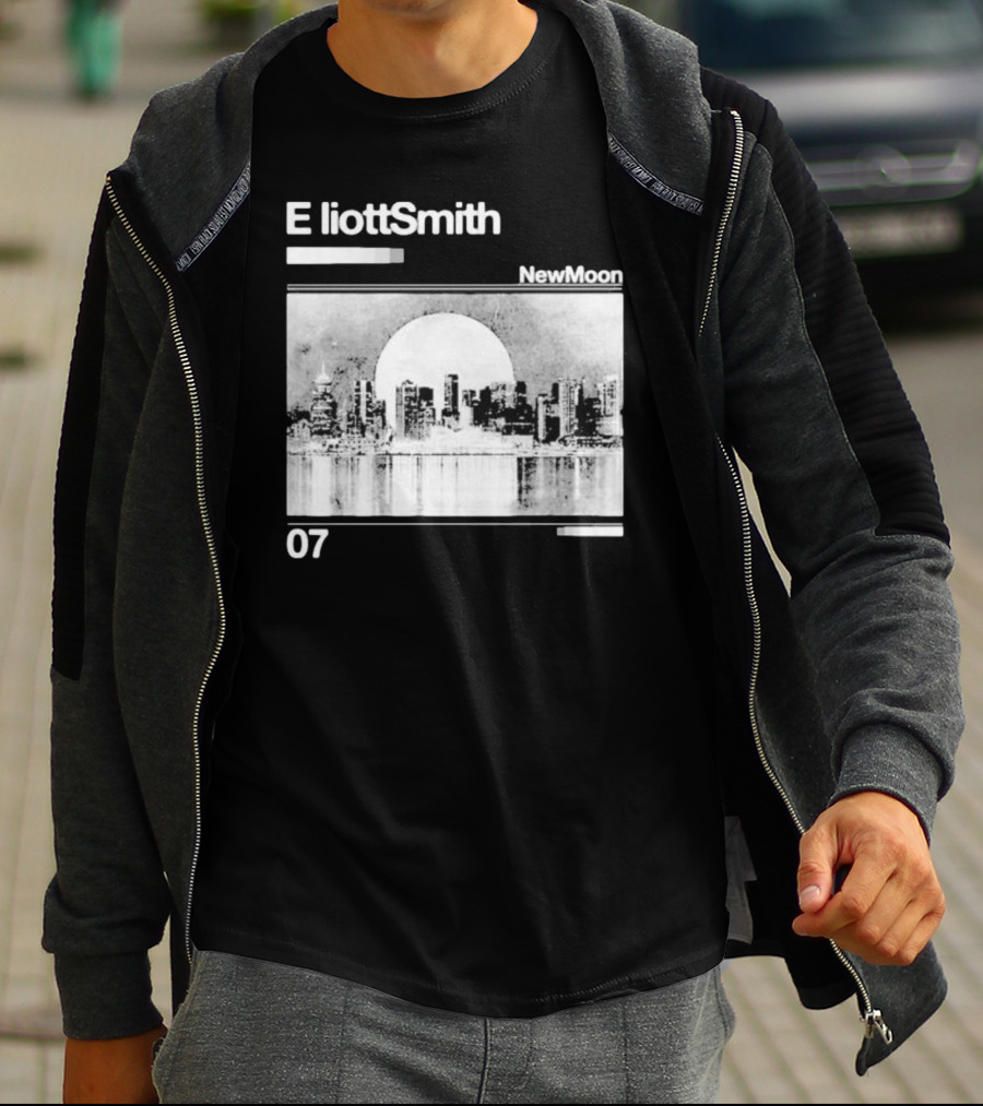 Elliott Smith New Moon 07 Skyline T-Shirt