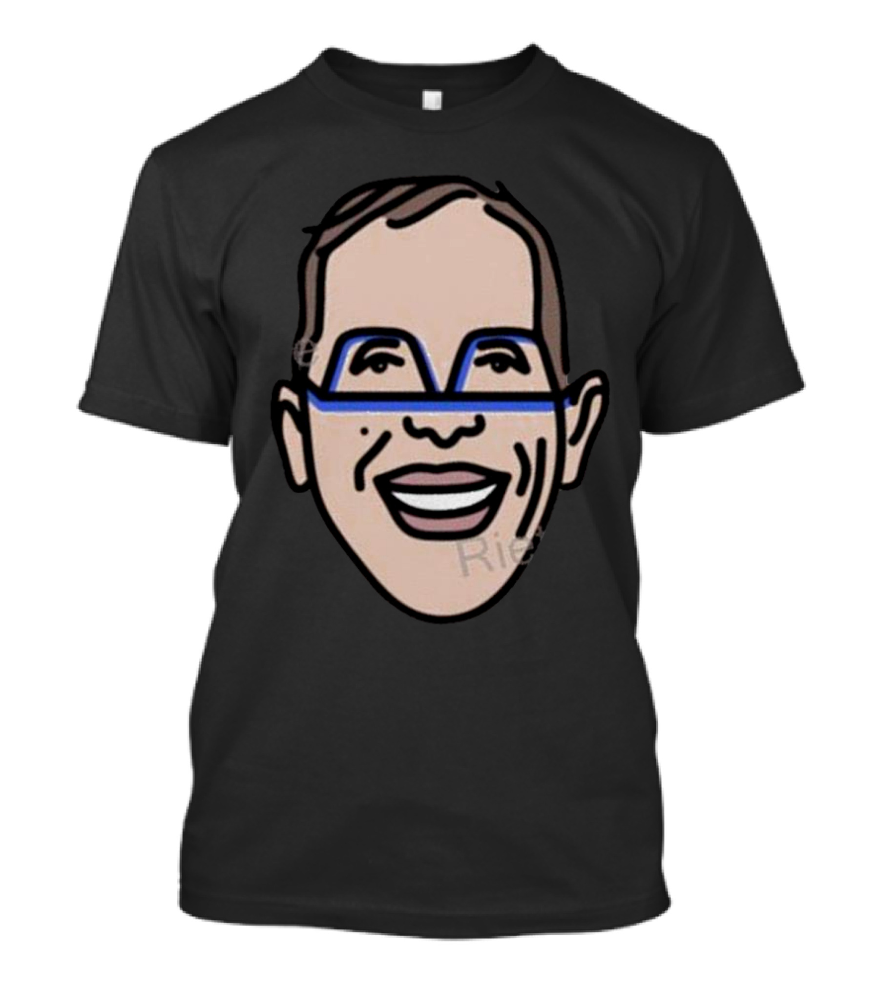 Mike Mongo Time Travelers Smiling Face T-Shirt