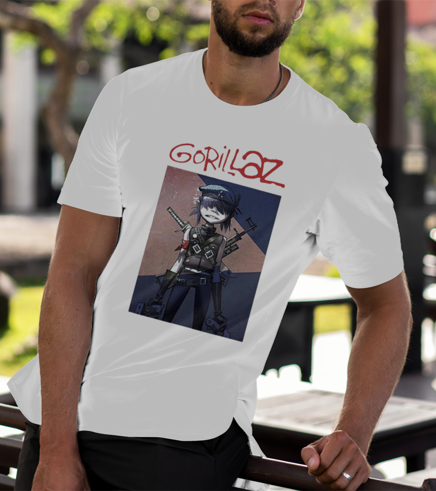 Timothee Chalamet Gorillaz Noodle Character T-Shirt