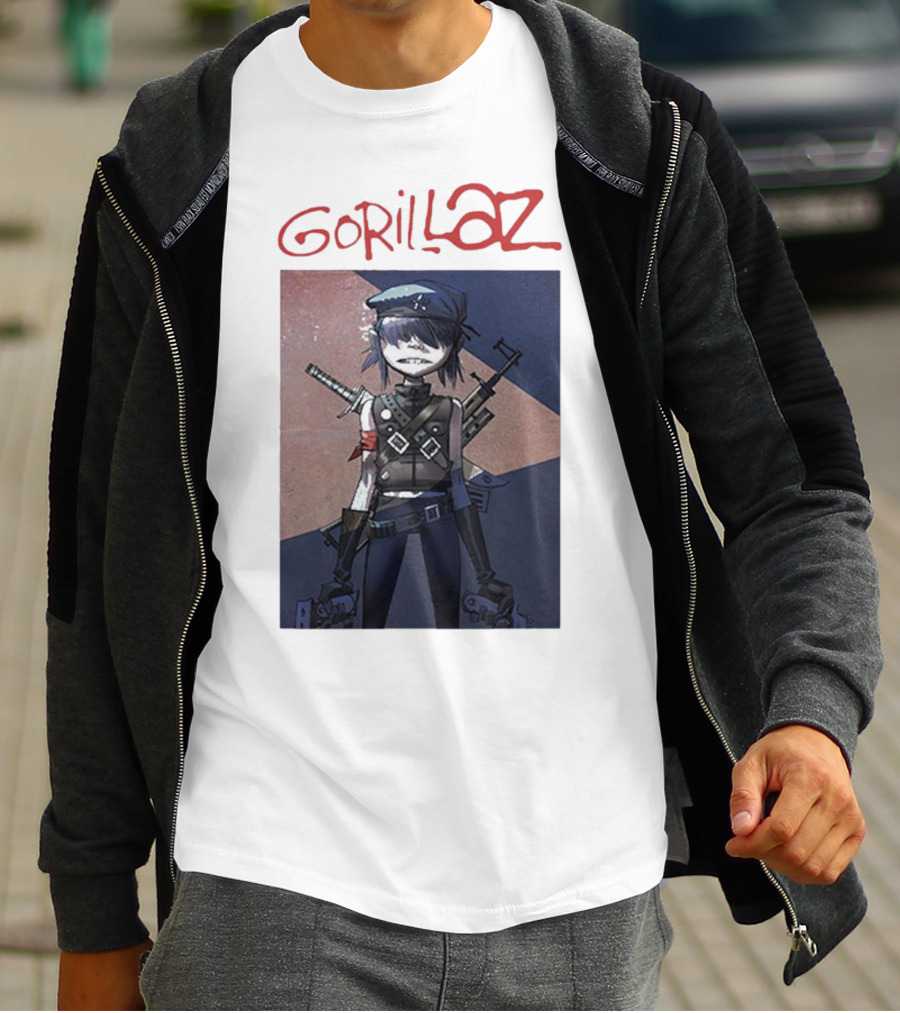 Timothee Chalamet Gorillaz Noodle Character T-Shirt
