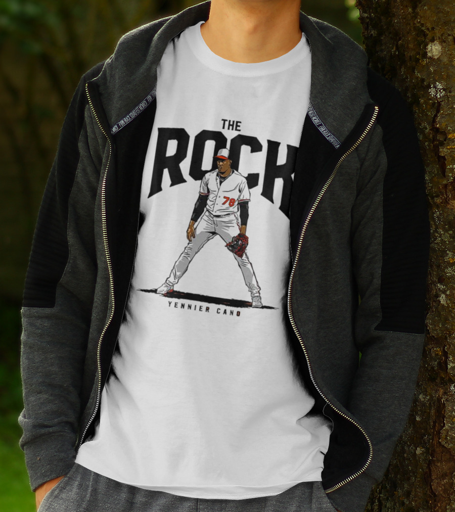 The Rock Yennier Canó 78 Baseball Player T-Shirt