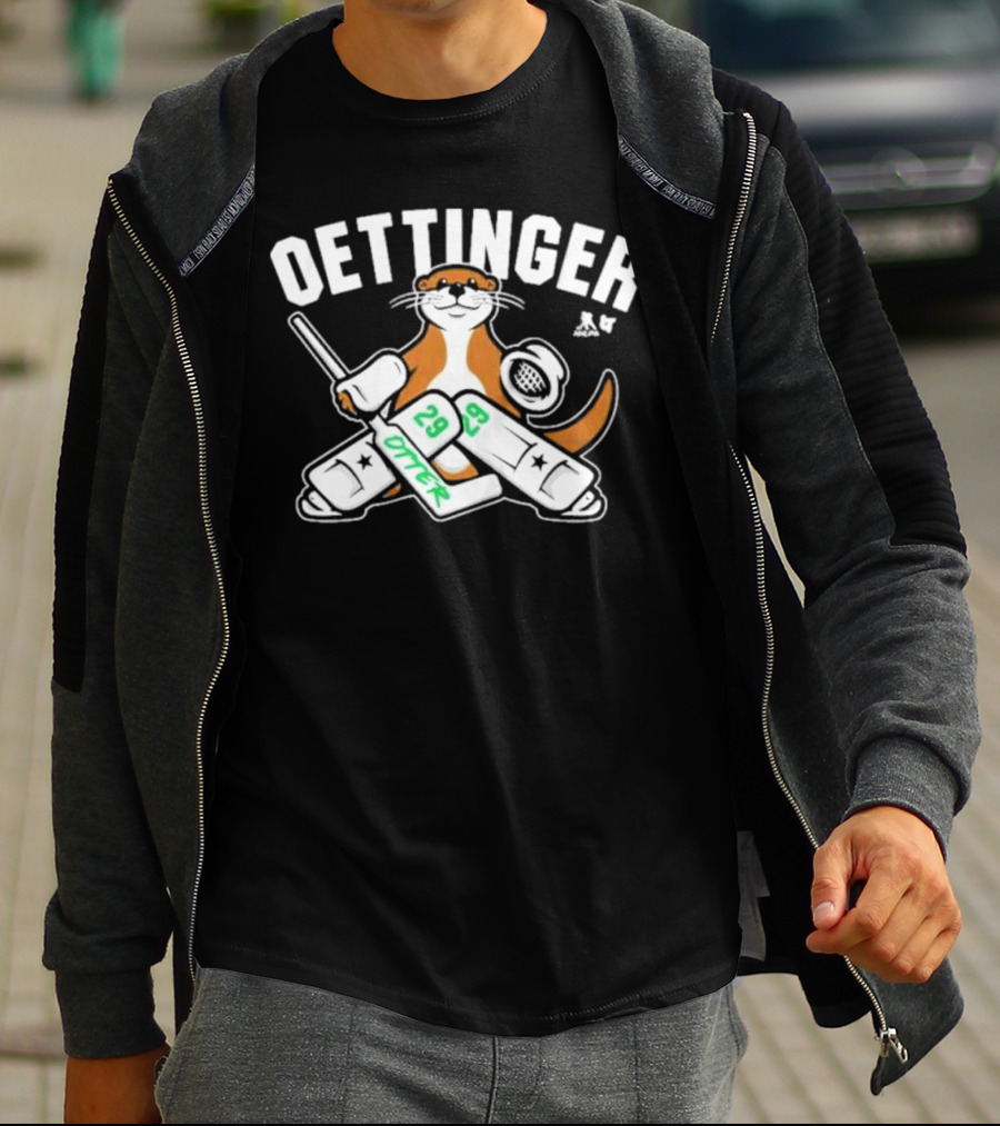 Oettinger 29 Otter Hockey Goalie Gear T-Shirt