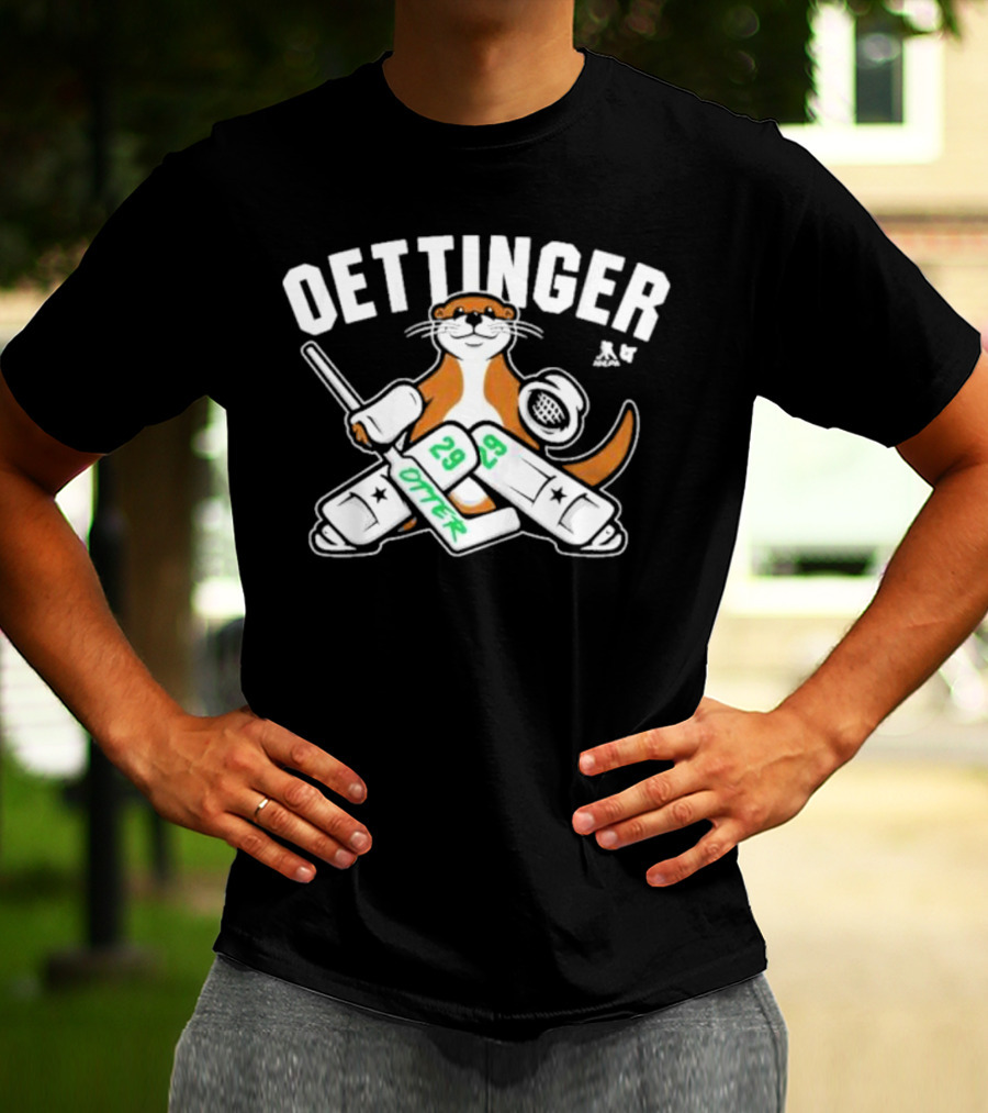 Oettinger 29 Otter Hockey Goalie Gear T-Shirt