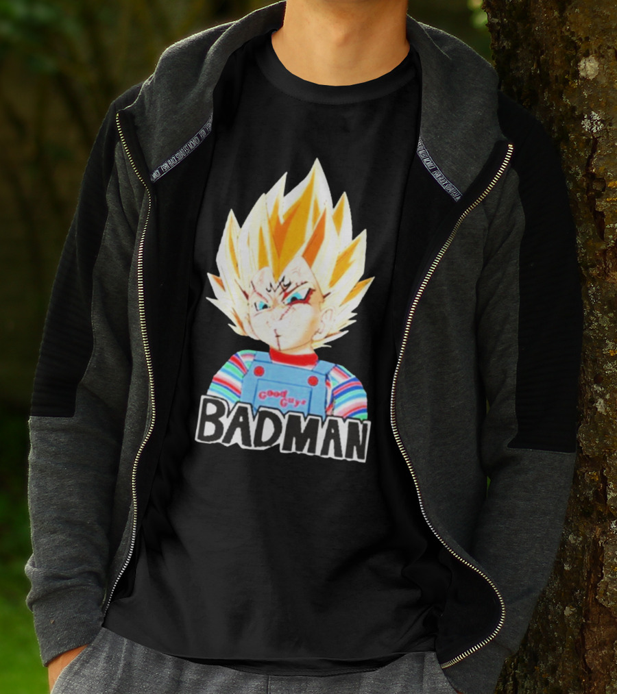 Badman Good Guy Vegeta Chucky Combo T-Shirt