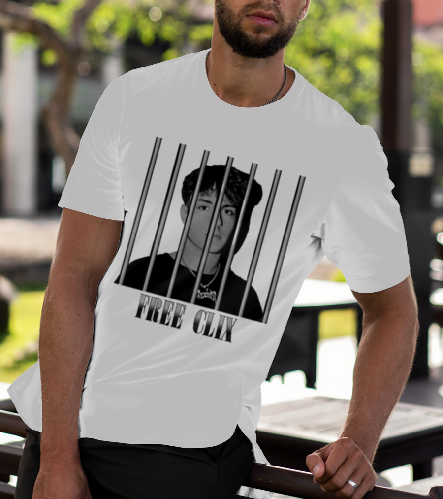 Free Clix Jail Bars T-Shirt