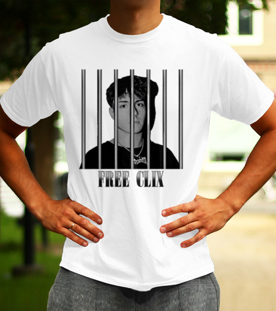 Free Clix Jail Bars T-Shirt