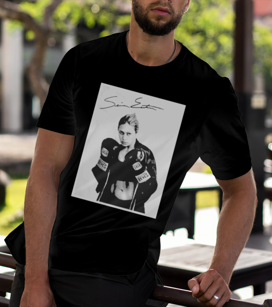 Seniesa Estrada SuperBad Boxing Iconic Reyes Gloves T-Shirt