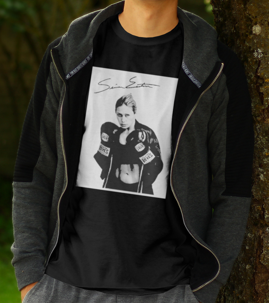 Seniesa Estrada SuperBad Boxing Iconic Reyes Gloves T-Shirt