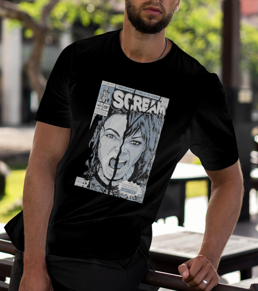 Mj History Scream Tired Of Injustice Tired Of The Schemes Comic May 20 Scream T-Shirt