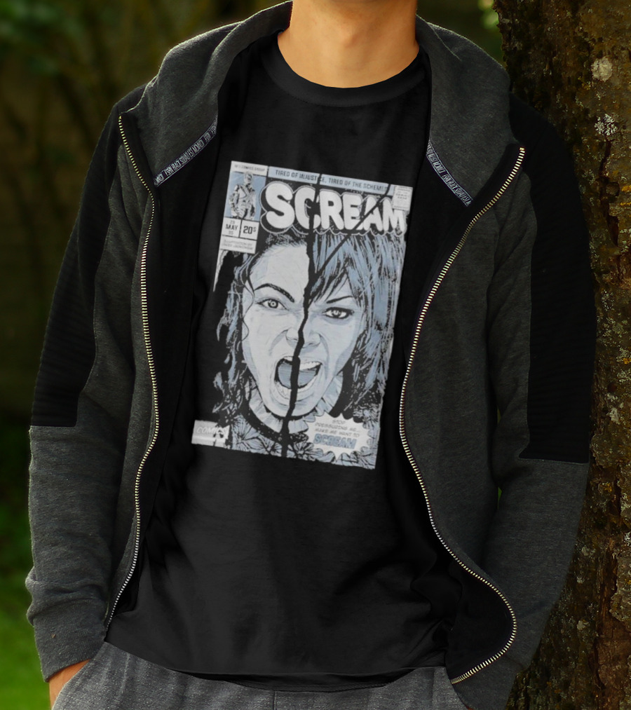 Mj History Scream Tired Of Injustice Tired Of The Schemes Comic May 20 Scream T-Shirt