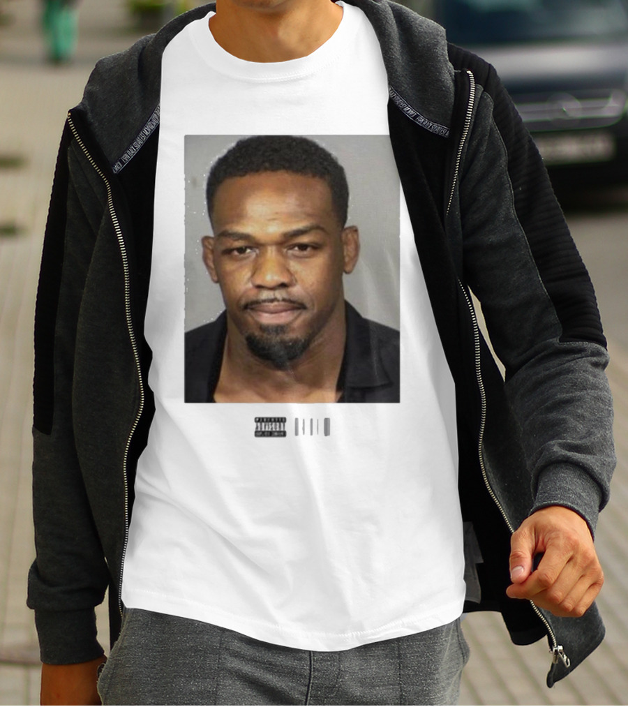 Jon Jones Mugshot UFC Champion Image T-Shirt